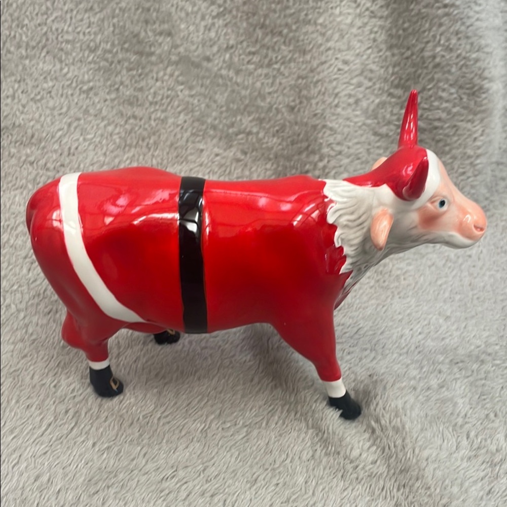NICE Condition Cow Parade SANTA COW 9208 retired 2002 Westland Vintage G